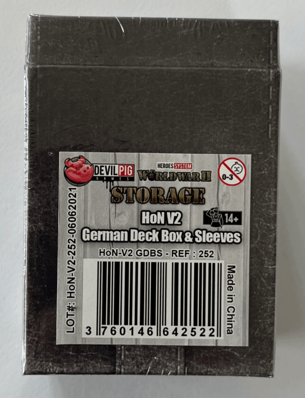 Heroes of Normandie V2: German Deck Box &amp; Sleeves