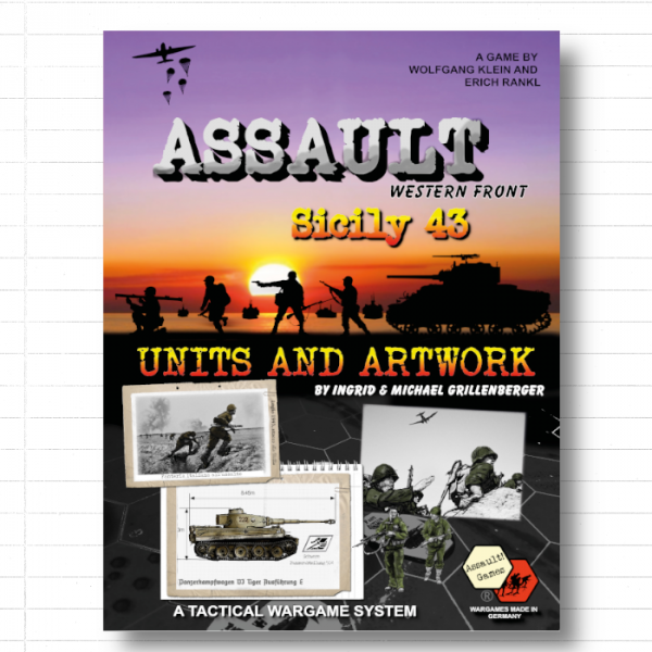 Assault Sicily 43 - Units Stats &amp; Artwork Book