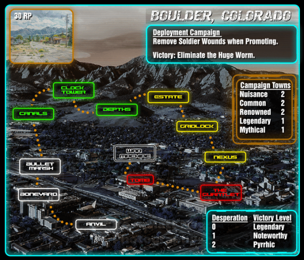 Warfighter Chtorr Campaign #2 Boulder, Colorado