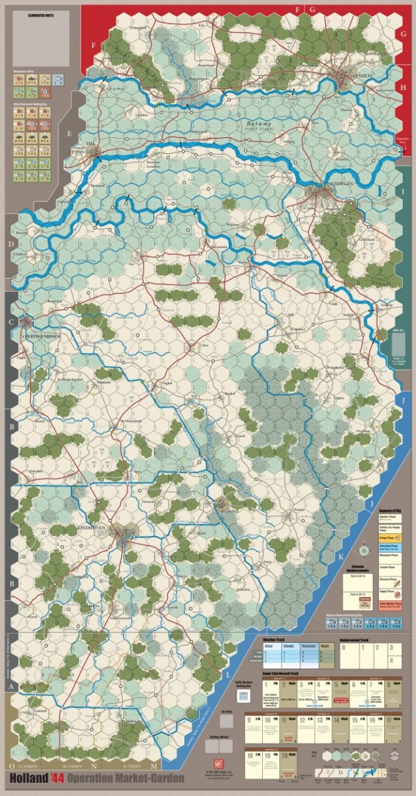 Holland '44 Mounted Map, 2nd Edition