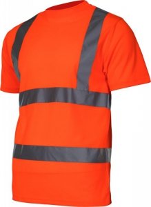 Koszulka t-shirt ostrzegawcza, pomarańcz., 3xl, ce, lahti