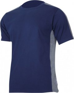 Koszulka t-shirt 180g/m2, granatowo-szara, 2xl, ce, lahti