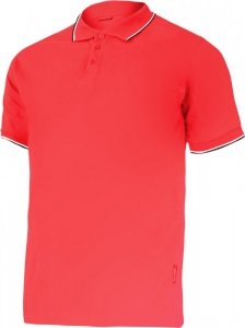 Koszulka polo 190g/m2, czerwona, s, ce, lahti