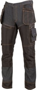 Spodnie jeansowe czarne ze wzmocnieniami, 2xl,ce,lahti