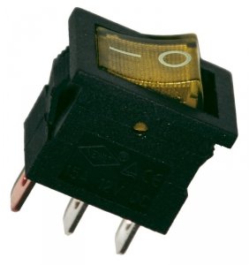 PRK0020E Złącze przełącznik MK1011  podświetlany żółty