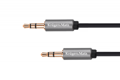 Kabel jack 3.5 wtyk stereo - 3.5 wtyk stereo 1m Kruger&Matz Basic