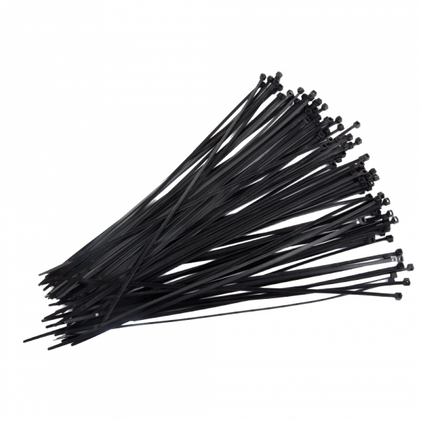 59110C Opaski zaciskowe nylonowe czarne, 2.5x100 mm, 100 sztuk, Proline