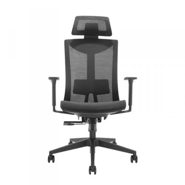 Fotel biurowy ergonomiczny premium z wysokim oparciem Ergo Office,  max 150kg, ER-414