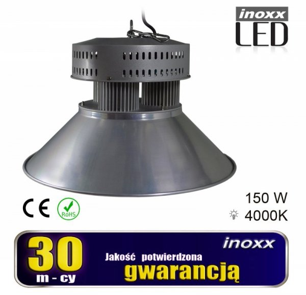 Lampa przemysłowa led 150w high bay cob 4000k neutralna 13 500lm