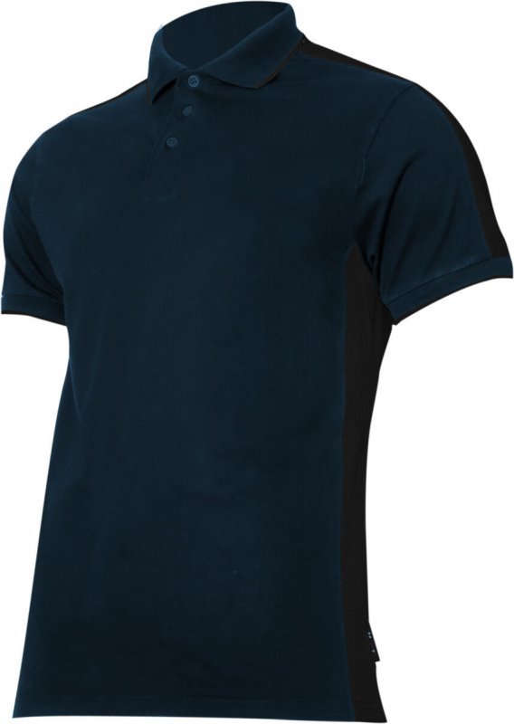 Koszulka polo  190g/m2, granatowo-czarna, "2xl", ce, lahti