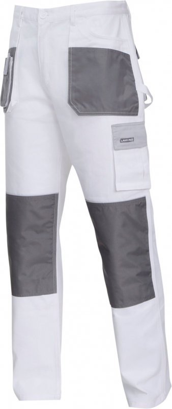 Spodnie biało-szare 100% bawełna, "3xl (60)", ce, lahti
