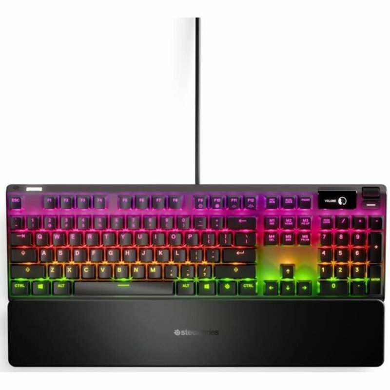 Klawiatura do Gier/ OR: Klawiatura Gamingowa SteelSeries Apex 7 Francuski Czarny AZERTY