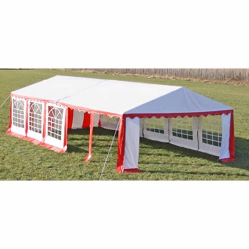 Namiot imprezowy 10 x 5 m, czerwony