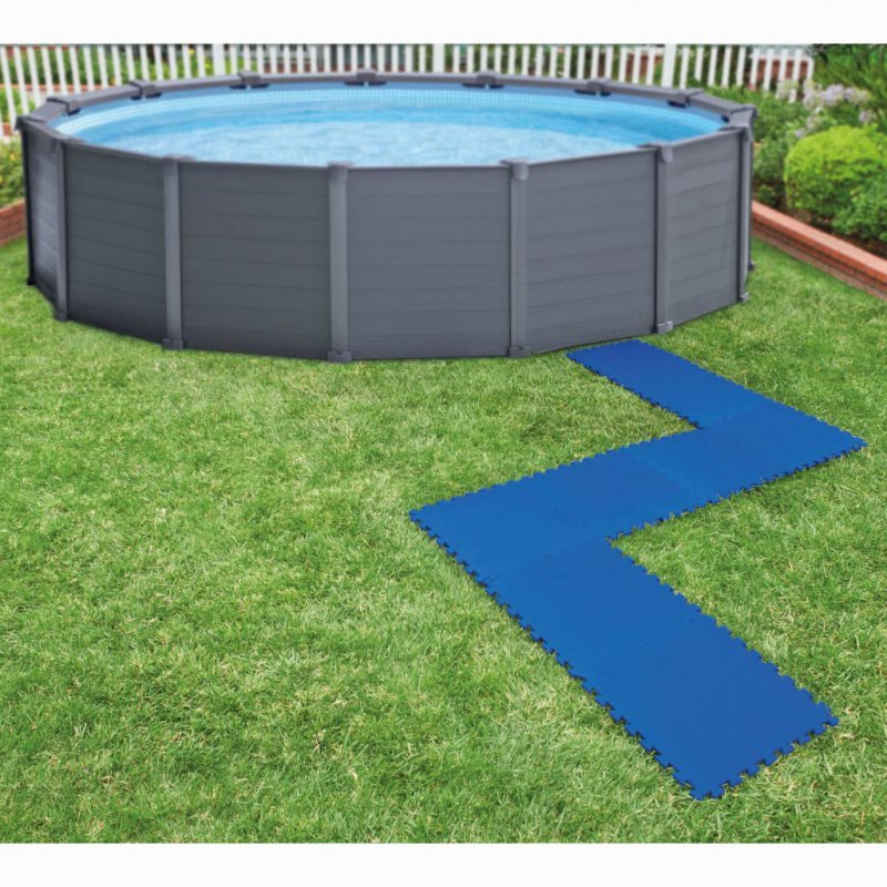 Intex Maty ochronne pod basen, 8 szt., 50x50 cm, niebieskie
