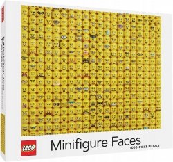 Puzzle LEGO Minifigure Faces Głowy Emoji 1000 el.