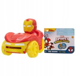Spider-Man Spidey Iron Man Pojazd Wyrzutnia Dysków