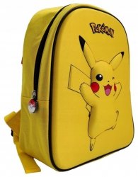 Plecak Szkolny Pokemon Pikachu 3D Pokeball 32cm