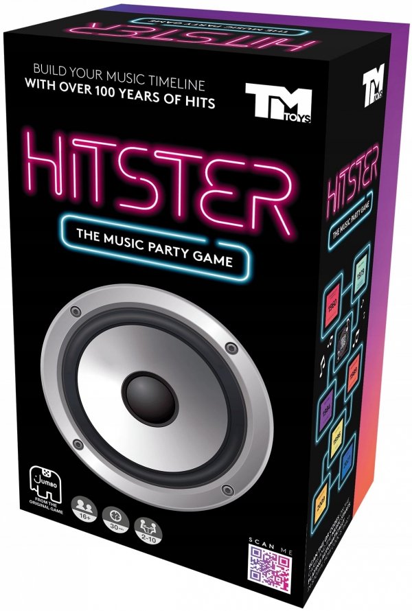 HITSTER Towarzyska Imprezowa Gra Muzyczna Rozkręć Imprezę z Grą HITSTER