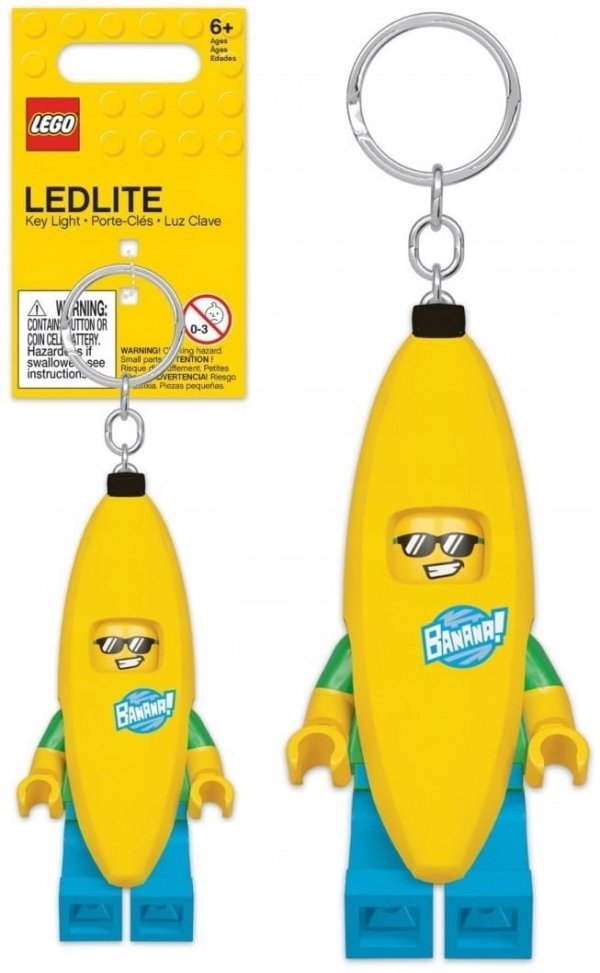 LEGO Classic Brelok Z Latarką Minifigurka Banan