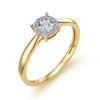Pierścionek R.10/11 diamenty 22/0.12ct złoto 585 