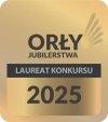 Pierścionek obrączka infiniti kamienie R.13 złoto 585