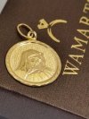 Medalik Fatima retro 3cm złoto 585 