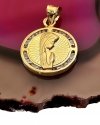 Medalion medalik Fatima złoto 585