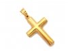 Krzyż 4CM KRZYŻYK 3D złoto 585, 14cT