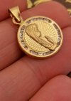Medalion medalik Fatima złoto 585