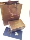  Charms miś dwustronny 3D  złoto 585 