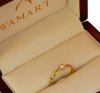 Pierścionek R.13 diamenty 1/0.05ct złoto 585 