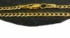 Okazała bransoletka  kuta pancer 2,5mm złoto 585 
