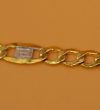 Bransoletka greco figaro białe 19cm złoto 585