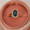 Pierścionek R.21 diamenty 34/0.13ct złoto 585 