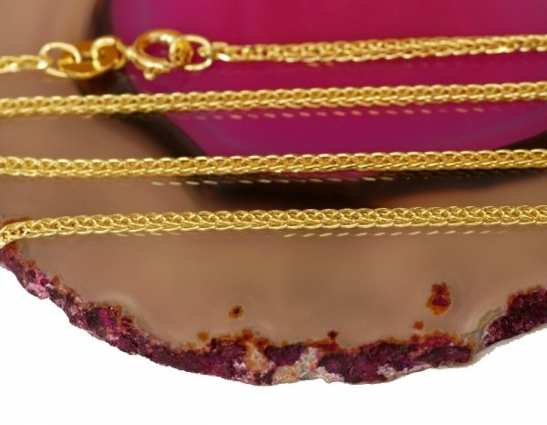 Łańcuch okazały  lisi 45cm złoto 585