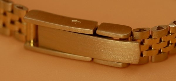 Zegarek złoty 19cm szafirowa tarcza złoto 585