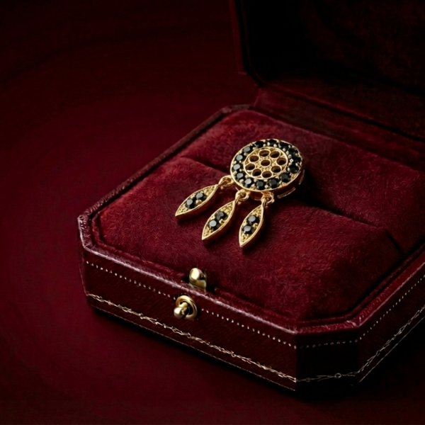 Charms przywieszka łapacz snów złoto 585