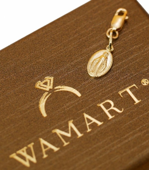 Charms  przywieszka medalik cudowny  złoto 585 