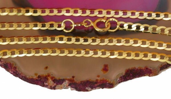 Łańcuch KUTY 2MM pancer  55cm złoto 585 