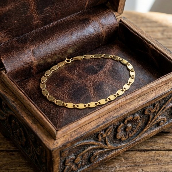 Bransoletka splot valentino blaszki złoto 585 