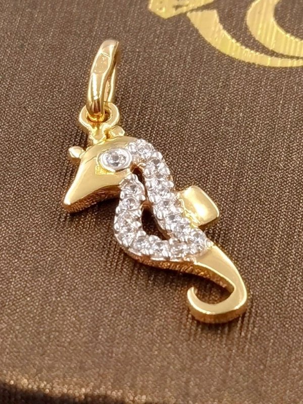 Wisiorek Konik morski złoto 585 14cT