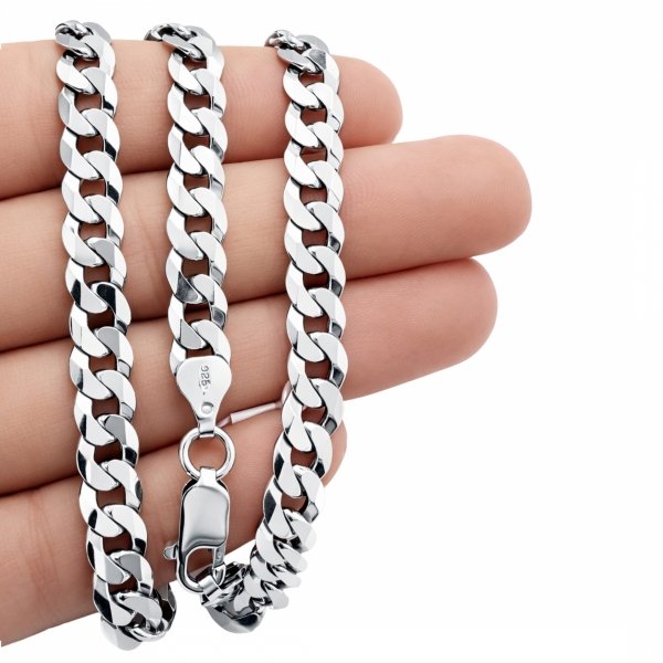 Łańcuch pancerka srebro 925 ROD