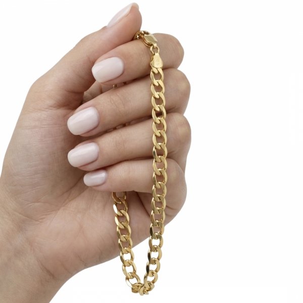 Bransoletka pancerka kuta 20,5 złoto 585