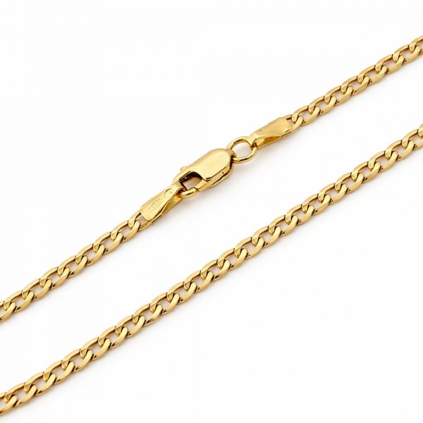 Bransoletka pancerka kuta 19,5 cm złoto 585 