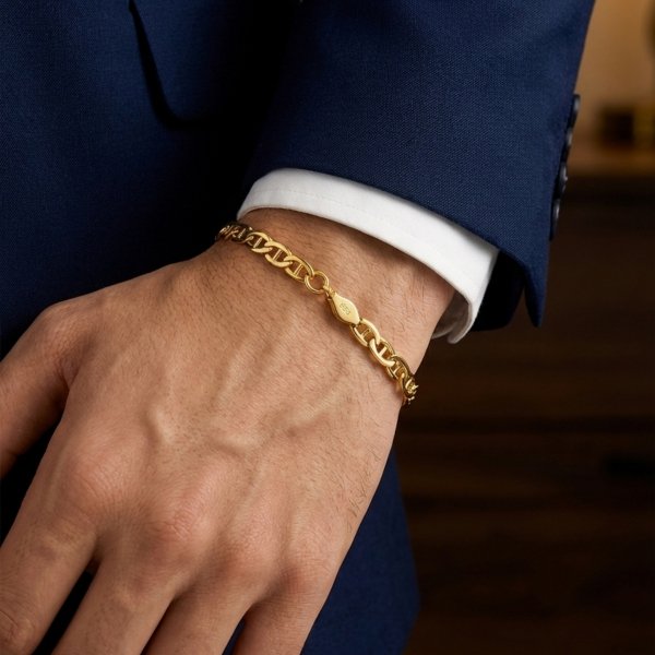 Bransoletka 21,5cm gucci złoto 585