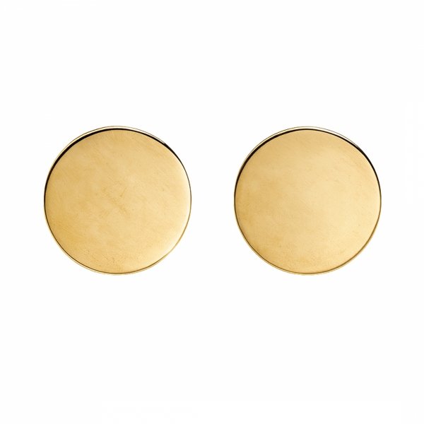 Kolczyki sztyft pinezka złoto 585 