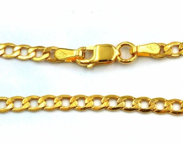 Łańcuszek pancerka  klasyk 45cm złoto 585 