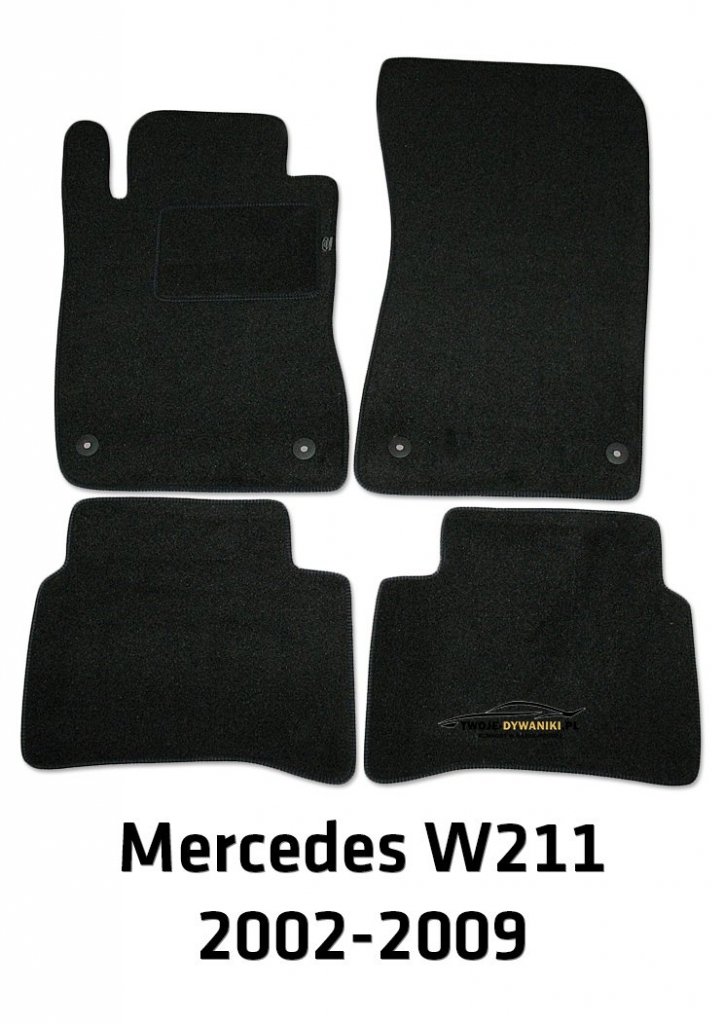 Dywaniki welurowe Mercedes W211 Eklasa Dywaniki MERCEDES