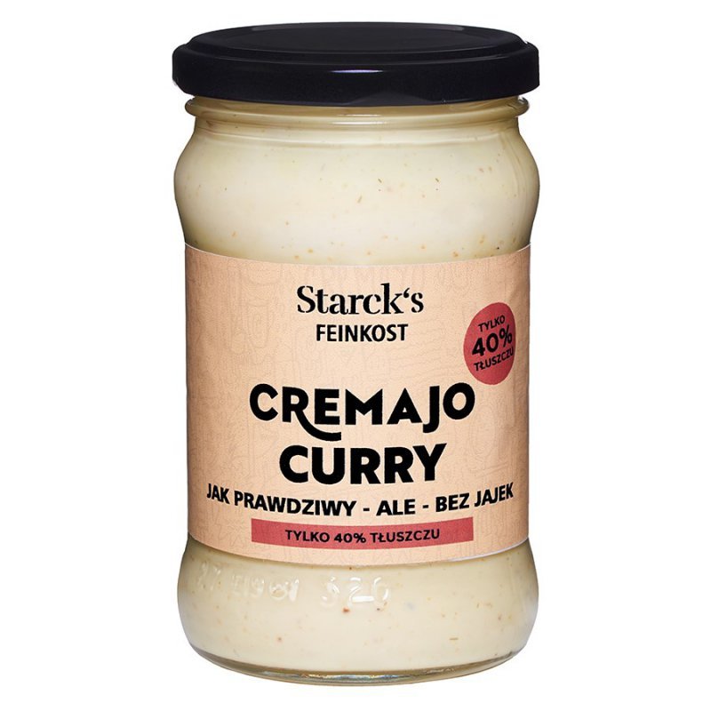 Cremajo Curry - Jak prawdziwy majonez - ale bez jajek Starck&#039;s, 270g