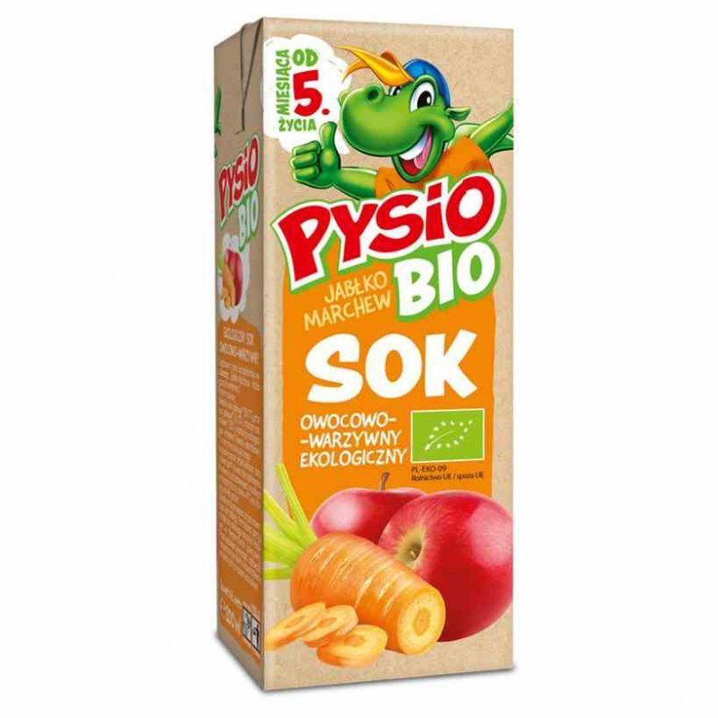 Sok jabłko-marchew PYSIO BIO, 200ml